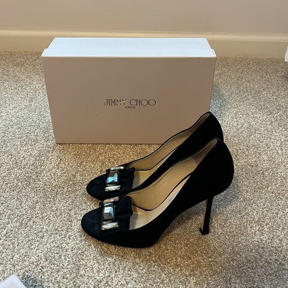 Jimmy Choo heels. Size 36.5. Worn once. - Picture 3 of 9